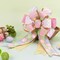Easter Ribbon Wired 6 Rolls 2.5 Inch x 36 Yards TTL, Eggs and Bunny Easter Ribbons for Baskets, Striped and Polka Dot Wide Ribbons for Crafts Spring Wreath Gift Wrapping Bow Decoration